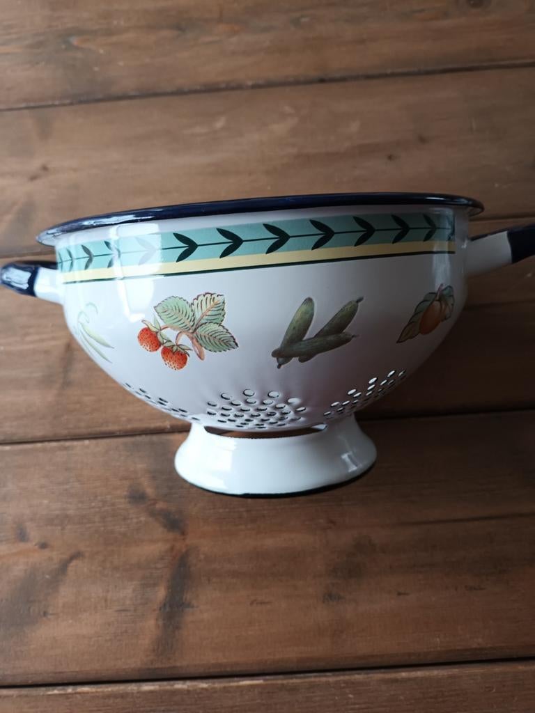 Emaille vergiet van Villroy & Boch, Ophalen of Verzenden