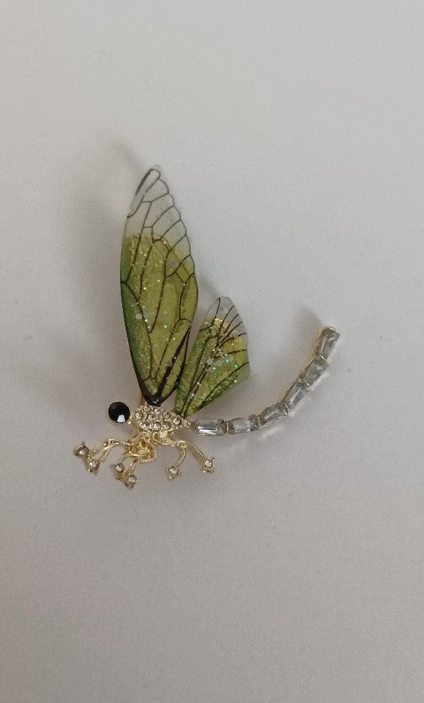Libelle broche, Overige materialen, 4 tot 7 cm, Overige kleuren, Nieuw