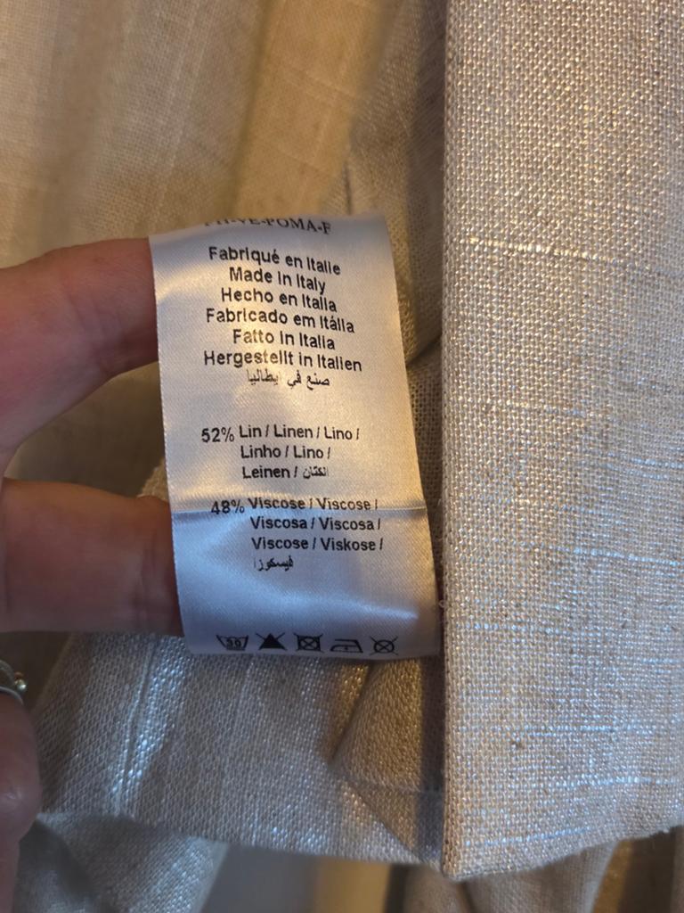 Prachtige jasje, viscose met linnen, Ophalen of Verzenden, Zo goed als nieuw, Maat 38/40 (M), Overige kleuren