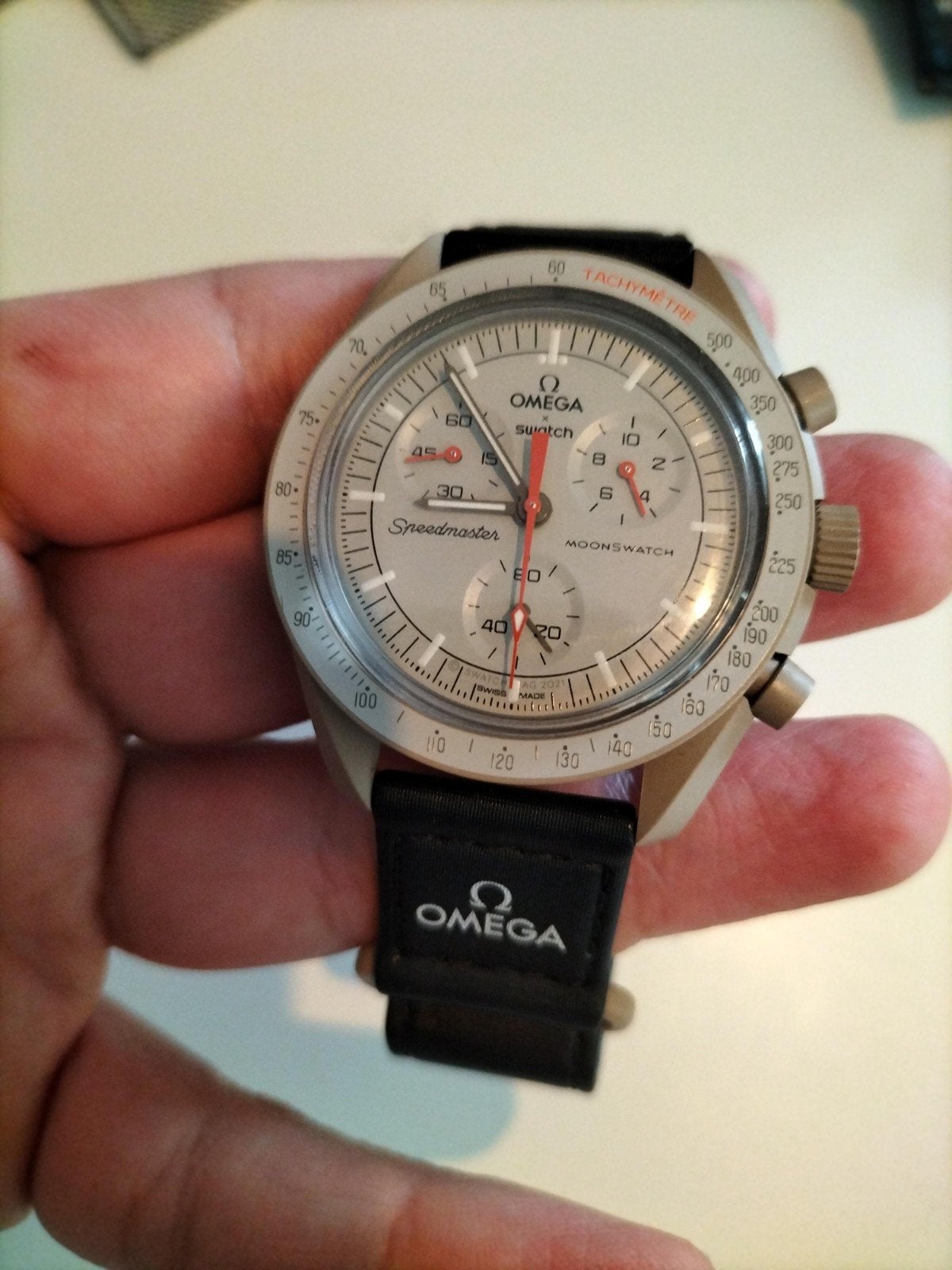Omega swatch, Ophalen of Verzenden, Roze, Jongen of Meisje