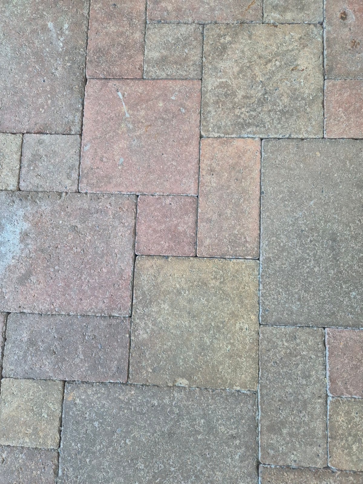 Wildverband bont stenen gratis ong 6m2, Tuin en Terras, Tegels en Klinkers, Ophalen, Beton, Klinkers