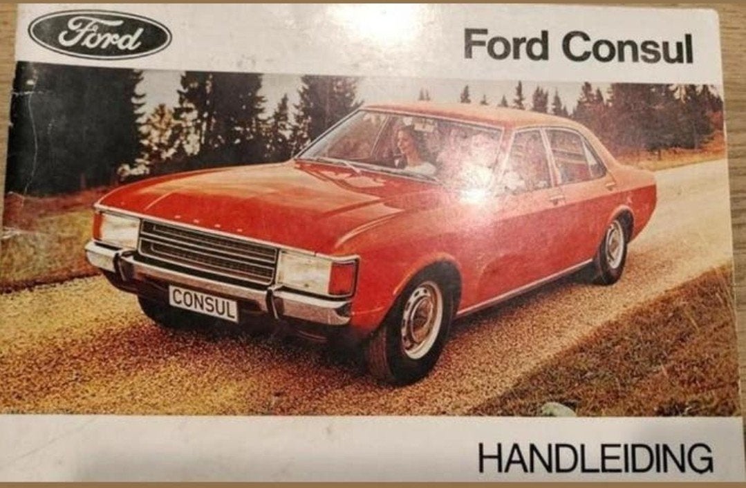 FORD CONSUL (GRANADA). handleiding Nederlandstalig, Ophalen of Verzenden