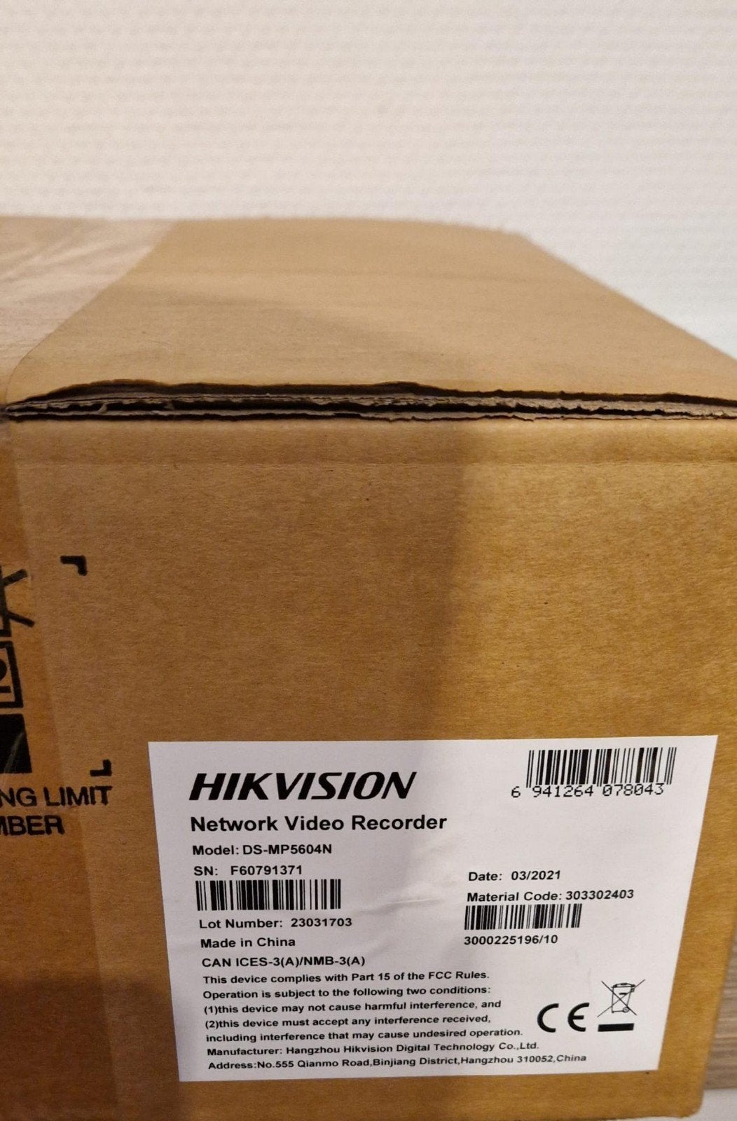 Network Video Recorder (NVR) hikvision, Ophalen of Verzenden, Nieuw