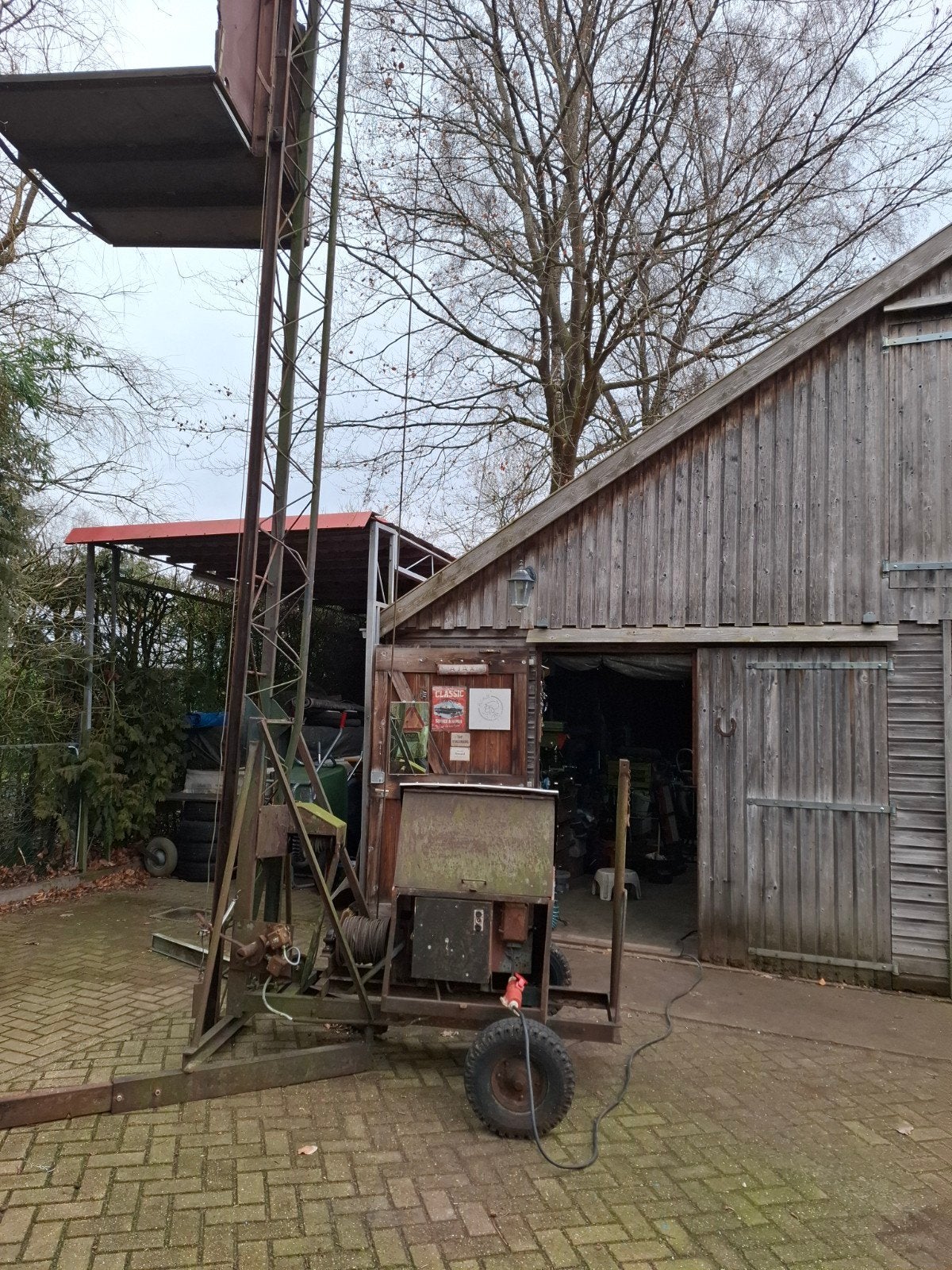 bouwlift, Doe-het-zelf en Verbouw, Bouwliften, Ophalen, Gebruikt, Bouwlift