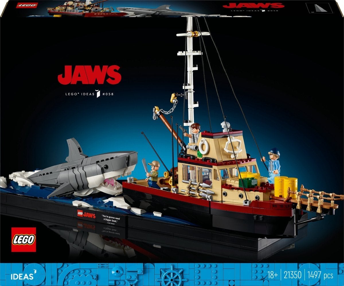 LEGO Ideas Jaws 21350, Ophalen, Nieuw, Overige merken
