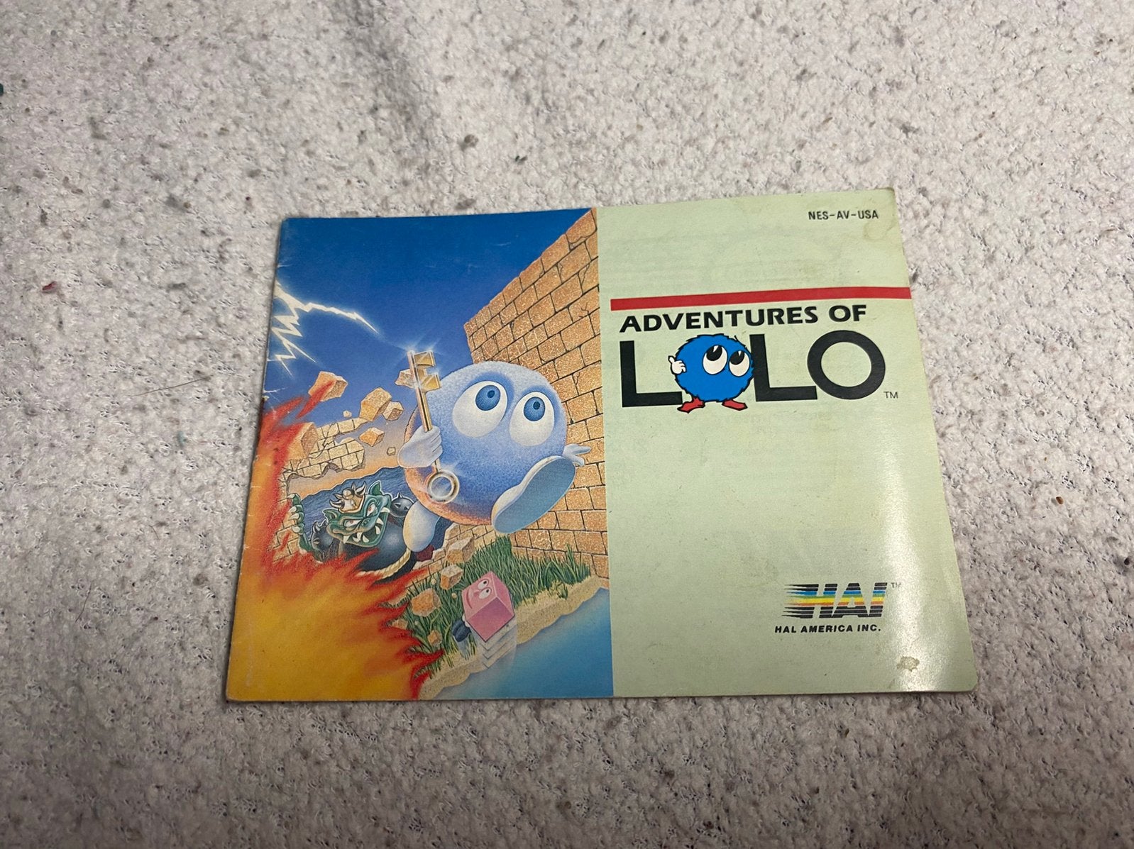 Boekje voor the adventures of Lolo voor de NES, Gebruikt, 1 speler, Ophalen of Verzenden, Platform
