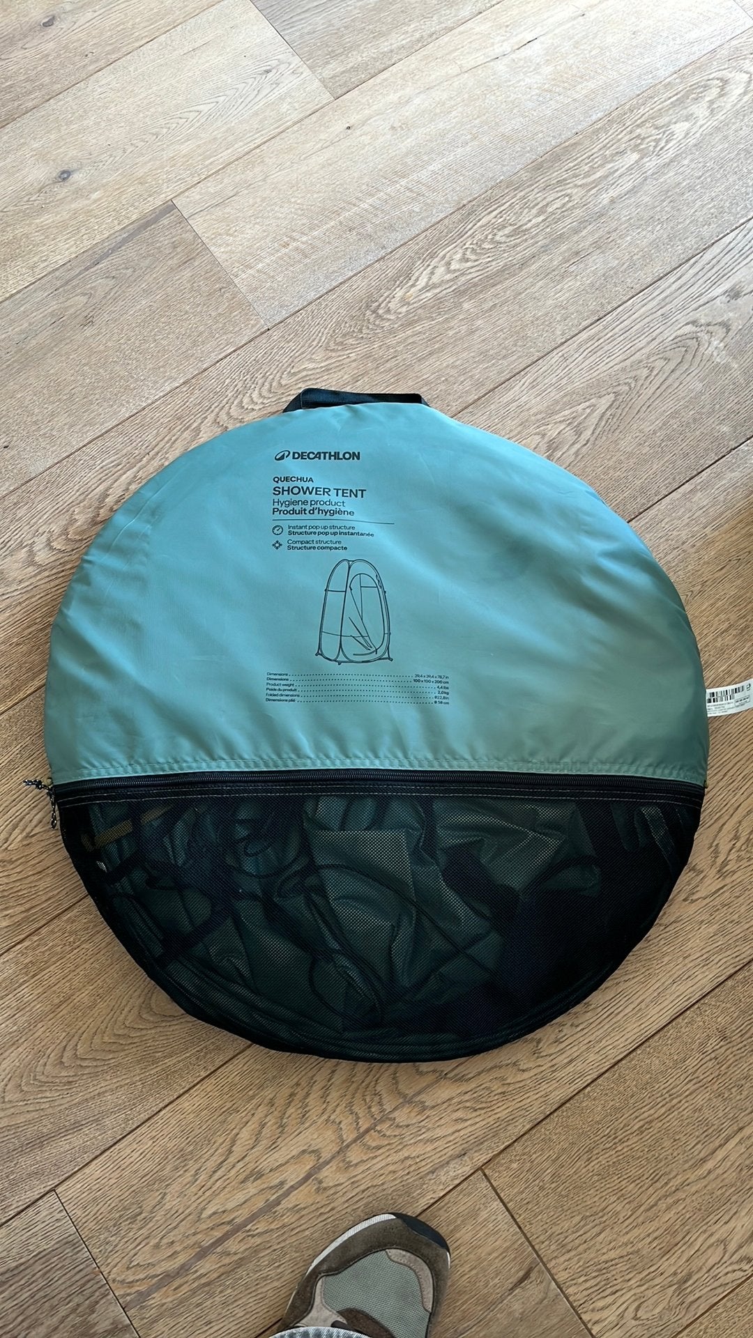 Douchetent decathlon, Ophalen, Zo goed als nieuw