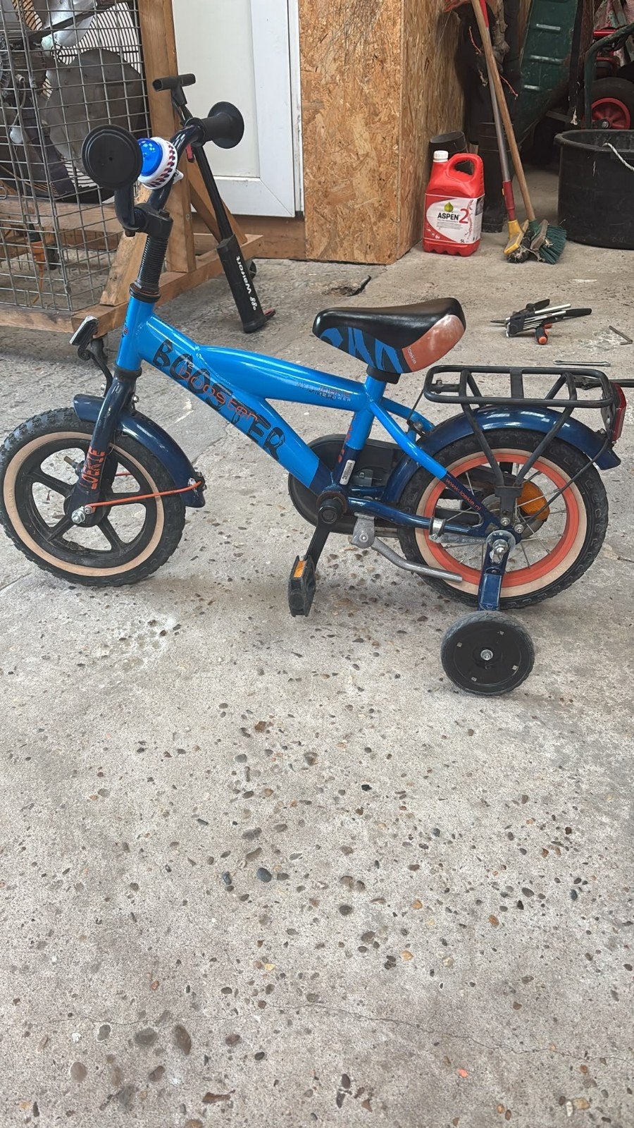 Loekie Booster 12 inch kinderfiets, Ophalen, Zijwieltjes, Gebruikt, Loekie Booster