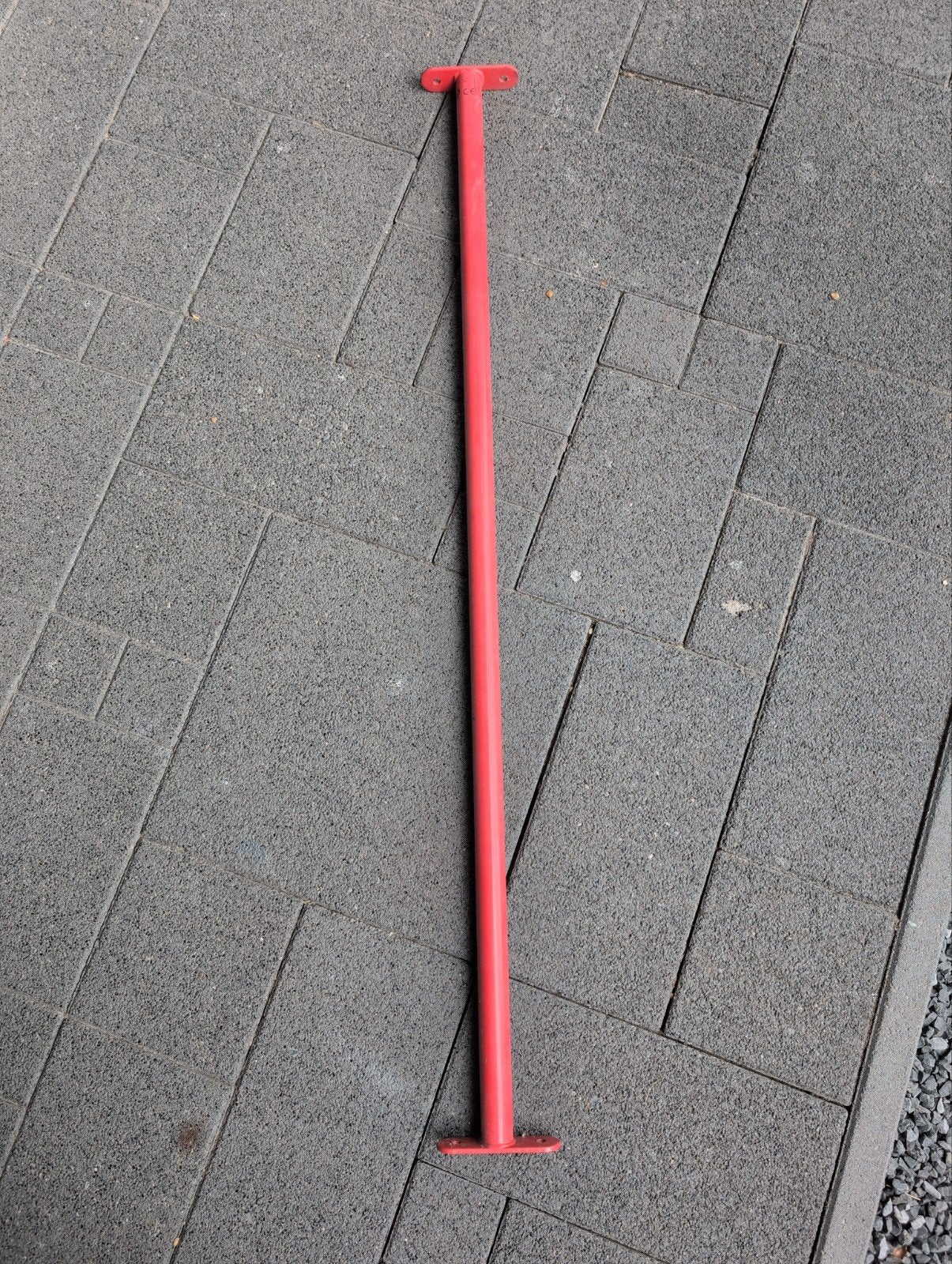 Duikelrek duikelstang 125 cm rood, Ophalen, Gebruikt, Overige typen, Aanbouwonderdeel