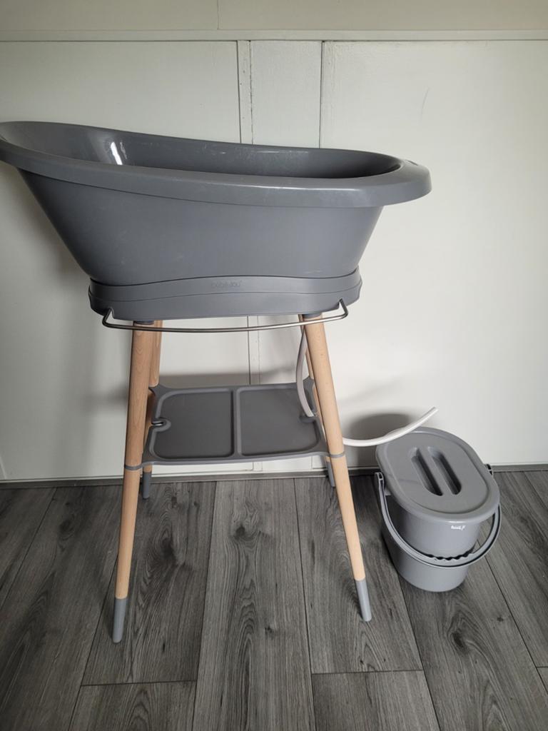 Bébé-jou Badje met standaard en luieremmer, Ophalen, Zo goed als nieuw, Badje, Bébé-jou