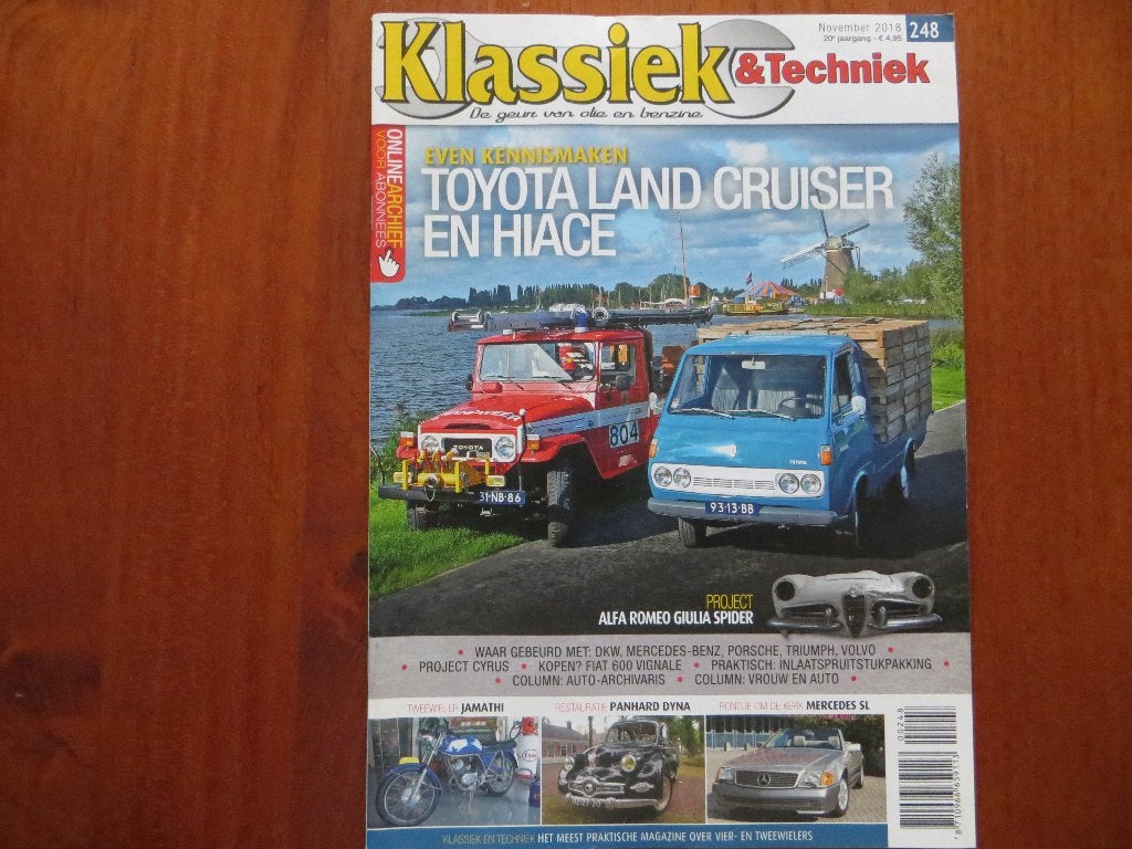 Klassiek & Techniek 248 Panhard Dyna, Toyota Land Cruiser, Verzenden, Nieuw, Toyota