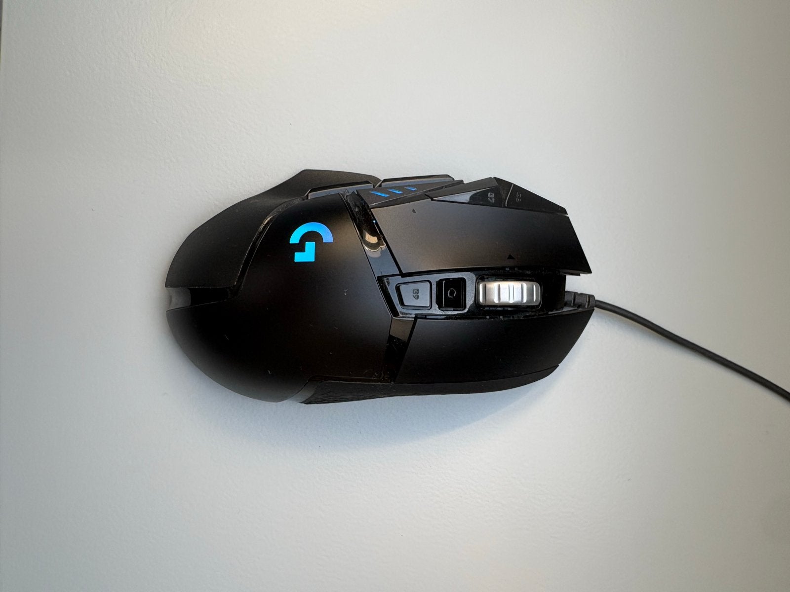 Logitech G502 HERO Bedrade Gaming Muis, Rechtshandig, Muis, Gebruikt, Verzenden