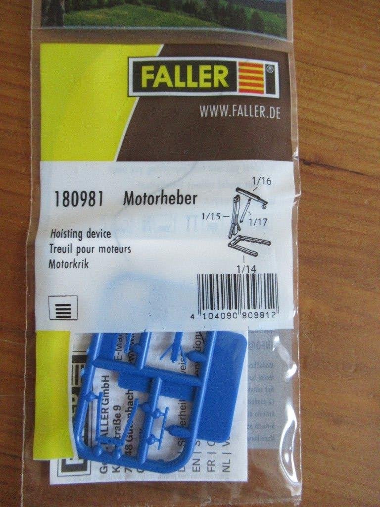 Motorkrik (Faller H0), Overige merken, Gelijkstroom of Wisselstroom, Brug, Tunnel of Gebouw, Nieuw