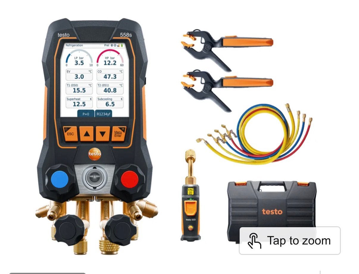 Testo 558s manifold, Ophalen of Verzenden, Zo goed als nieuw