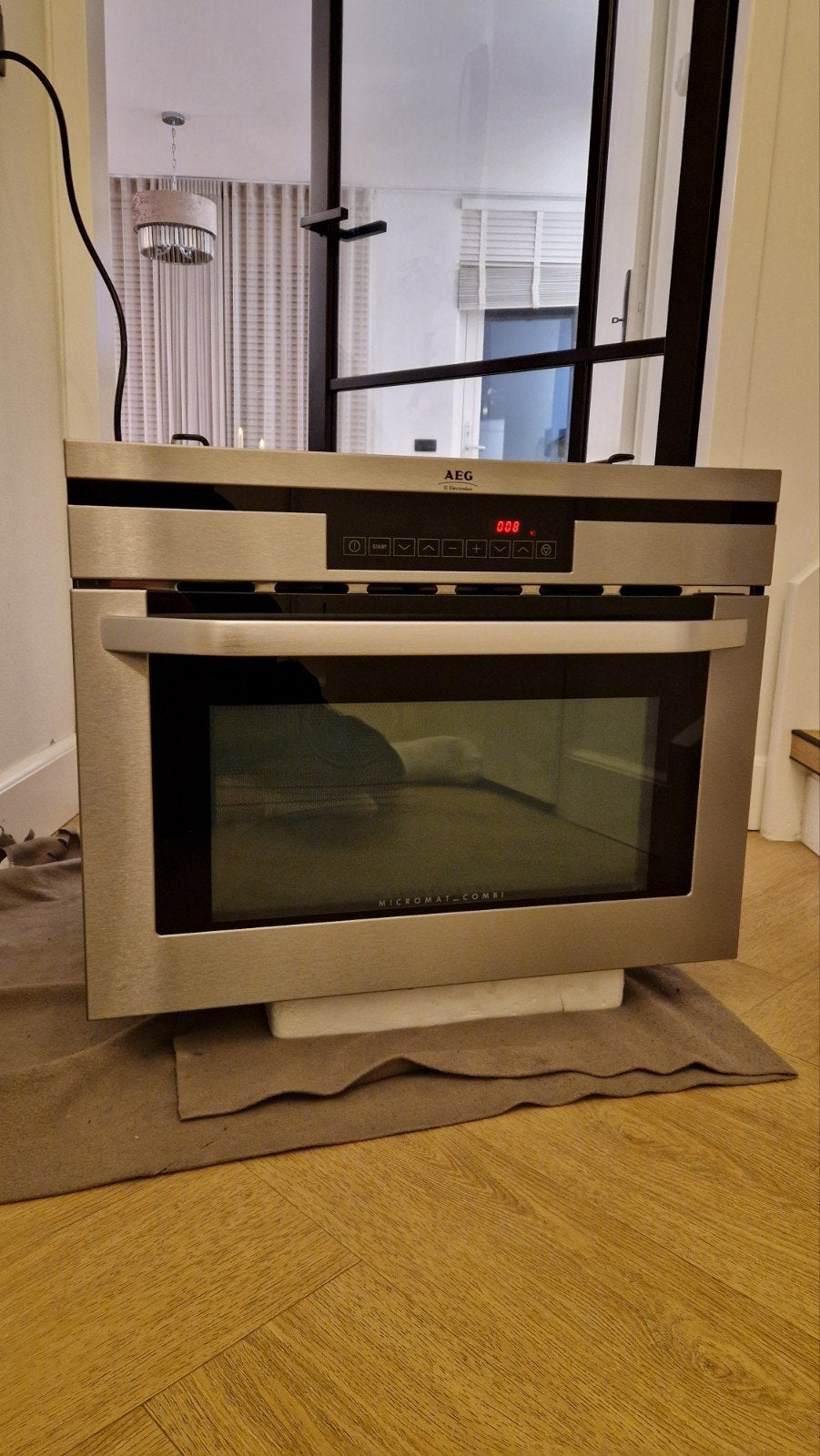 Hele nette AEG combi oven magnetron zo goed als nieuw, Witgoed en Apparatuur, Ophalen, Combimagnetron, 60 cm of meer, Zo goed als nieuw