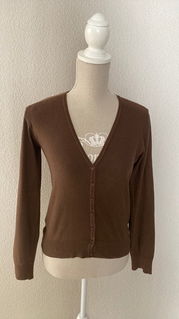 Vest Bruin Maat M Merk Benetton, Maat 38/40 (M), Bruin, Benetton, Ophalen of Verzenden