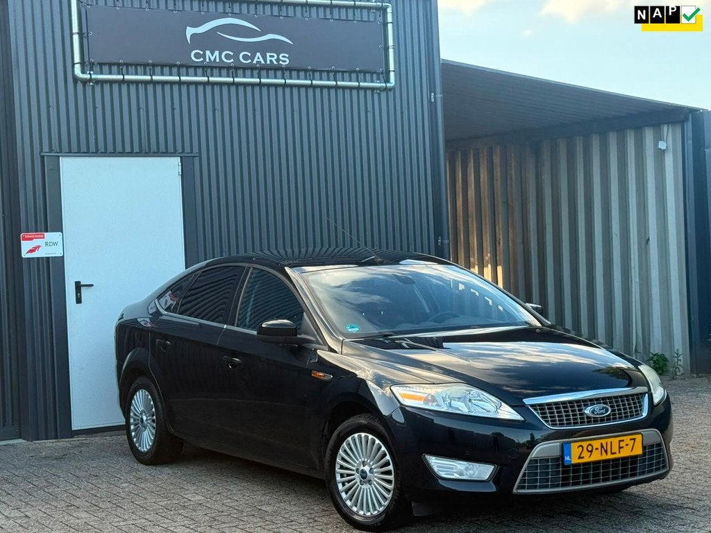 Ford Mondeo 2.0-16V Limited SUPER STRAK! APK7-27!, Auto's, Euro 5, Gebruikt, Zwart, Origineel Nederlands