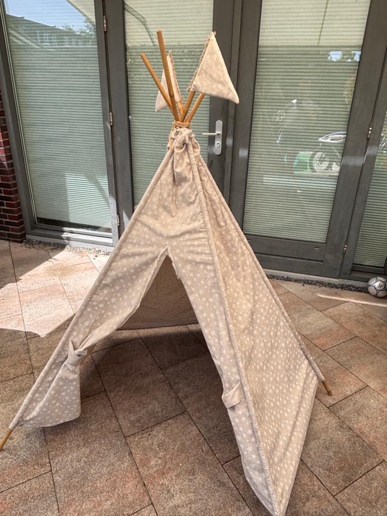 Kinder tipi tent met sterrenpatroon, Kinderen en Baby's, Ophalen, Gebruikt