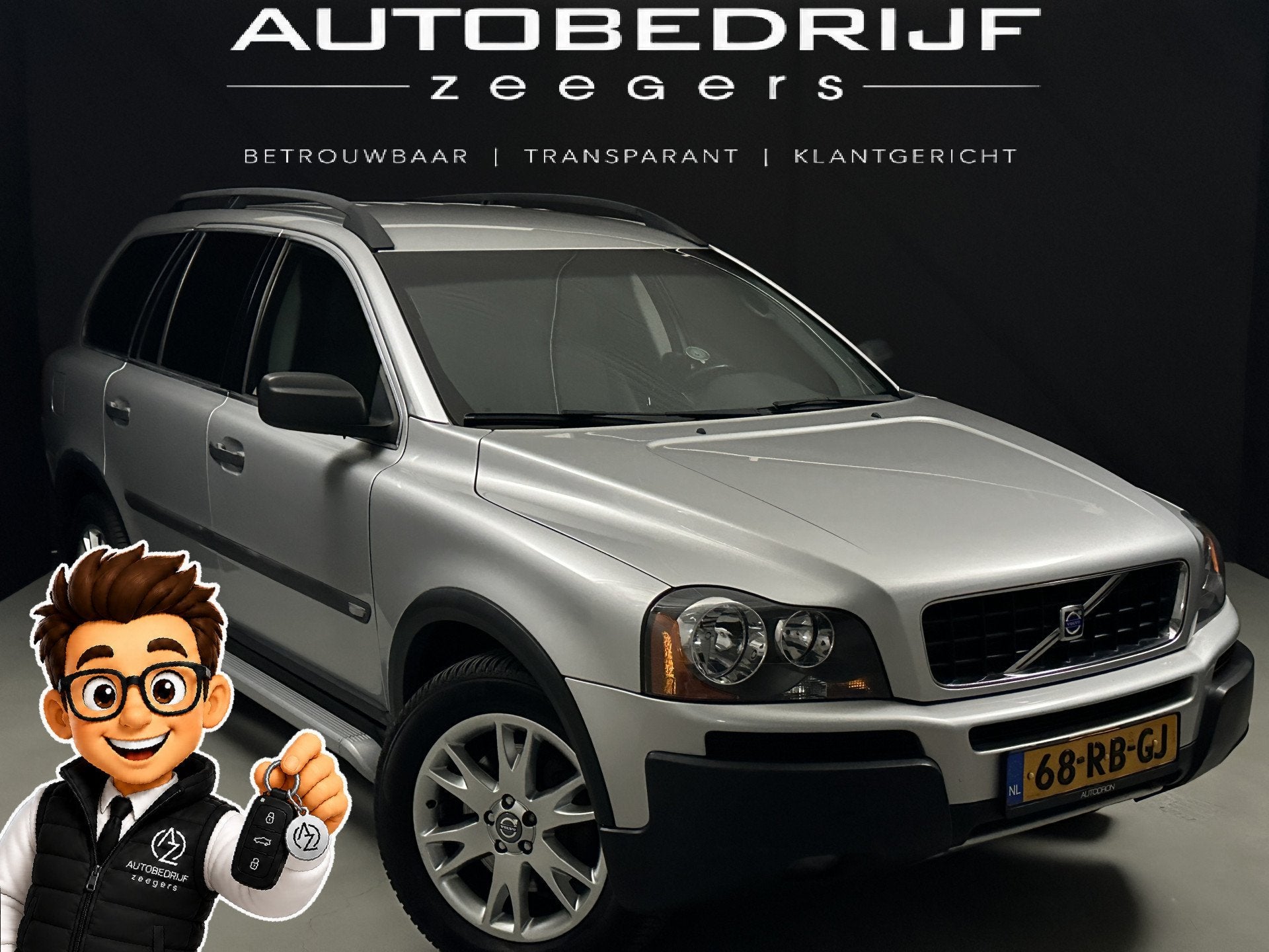 Volvo XC90 2.5 T 5 Cilinder Kinetic *7p*Handgeschakeld*Zeer, Auto's, XC90, Gebruikt, 7 stoelen, 2521 cc