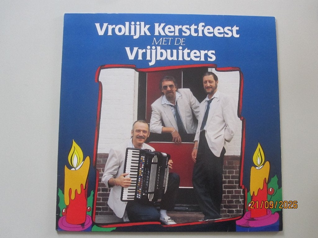 DE VRIJBUITERS -  vrolijk kerstfeest met -  LP, LP, Gebruikt, Overige genres, Ophalen of Verzenden