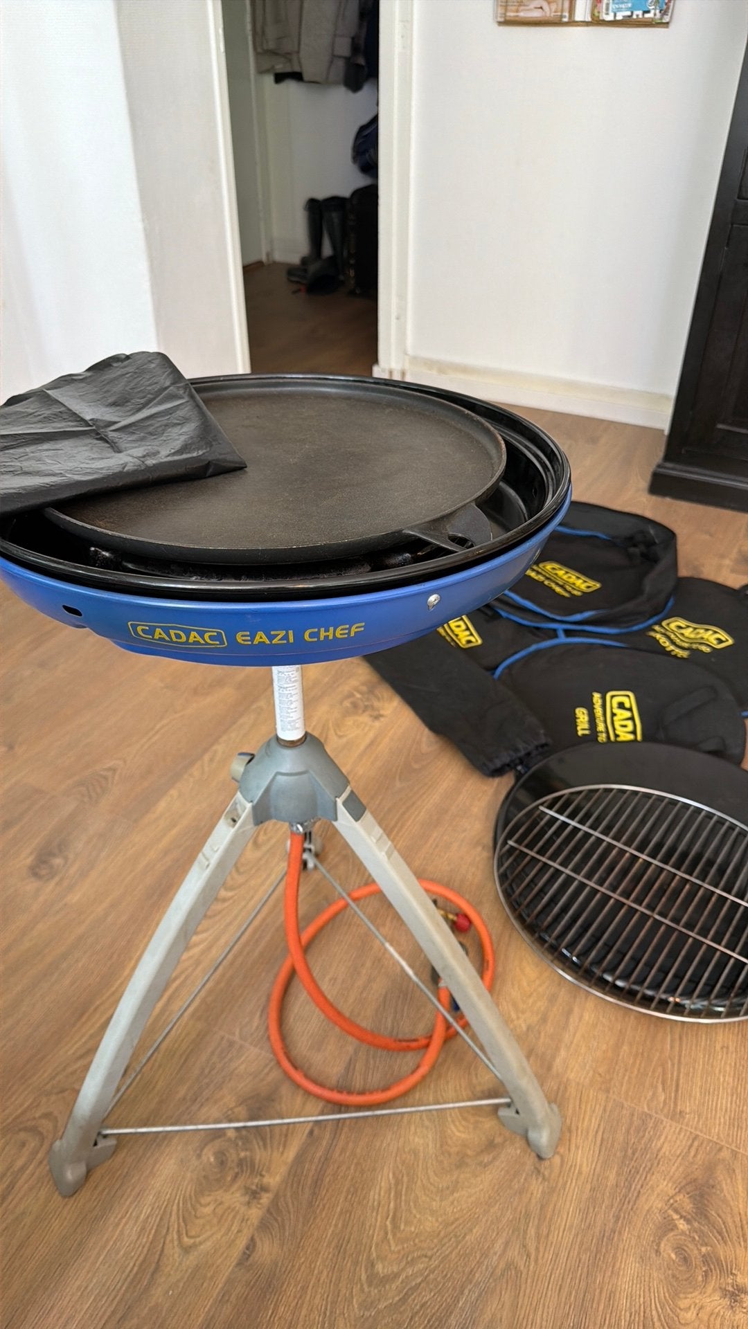 Originele CADAC barbecue inclusief accessoires, Ophalen, Gebruikt