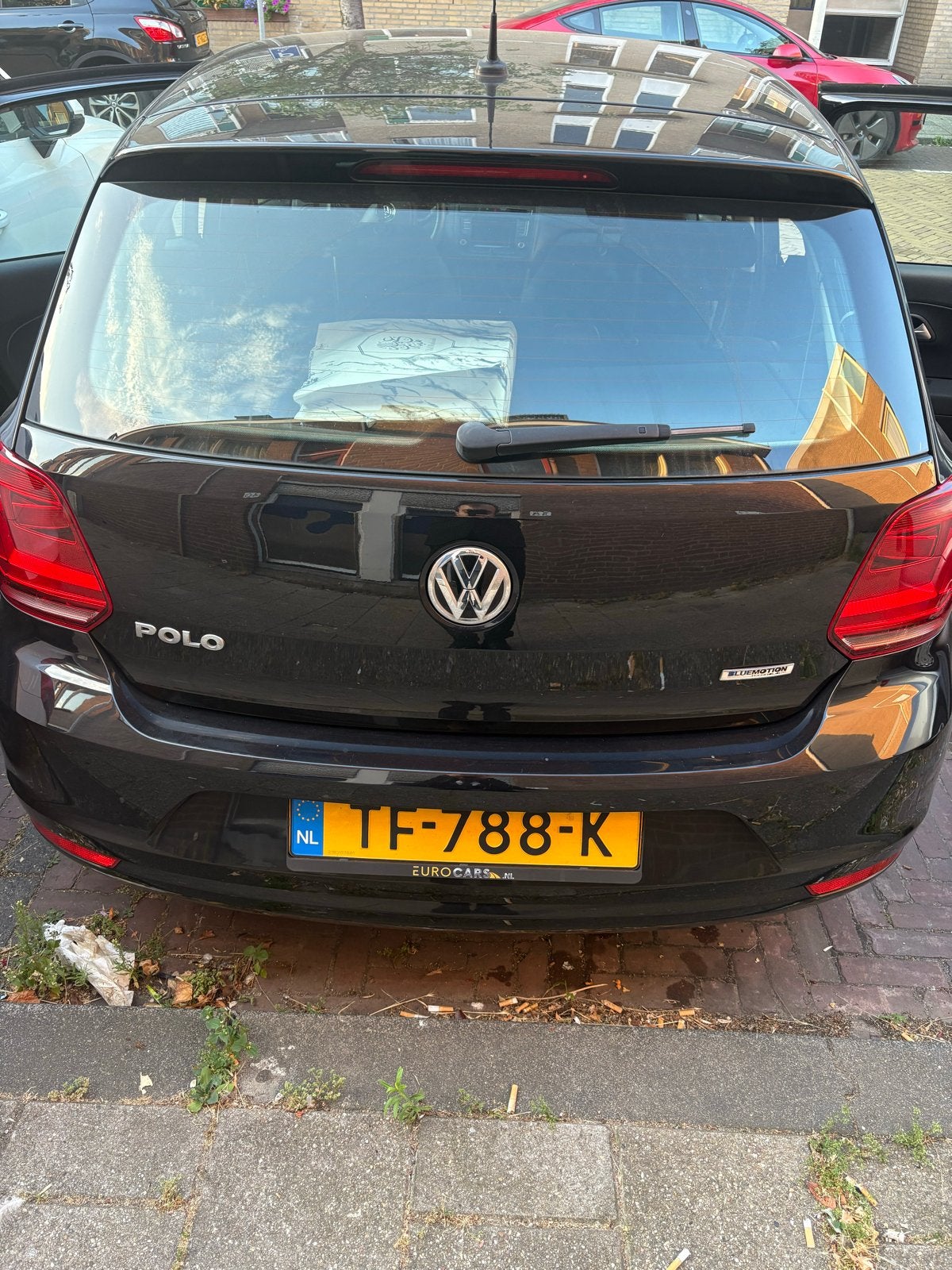 Volkswagen Polo 1.0 MPI 44KW 2017 Zwart, Auto's, 21 km/l, Achterwielaandrijving, 40 €/maand, Euro 6