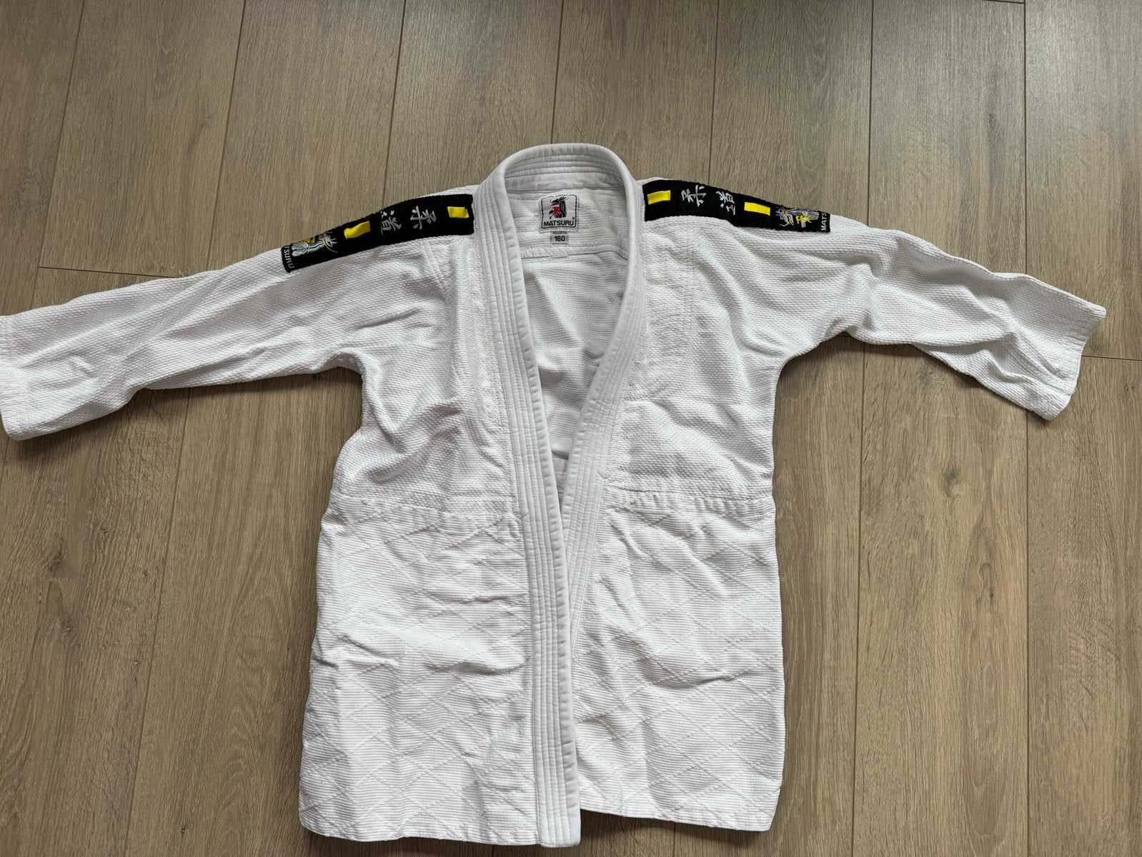 Matsuru Judo / Jiu-jitsu pak maat 160, Sport en Fitness, Vechtsporten en Zelfverdediging, Gebruikt, Judo, Vechtsportpak, Ophalen of Verzenden