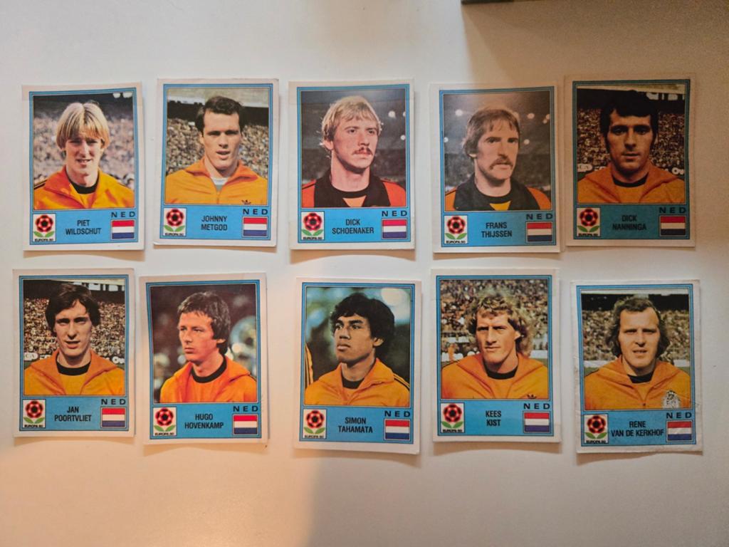 Panini Europa 80 Oranje, Verzamelen, Sportartikelen en Voetbal, Ophalen of Verzenden, Zo goed als nieuw, Buitenlandse clubs, Poster, Plaatje of Sticker