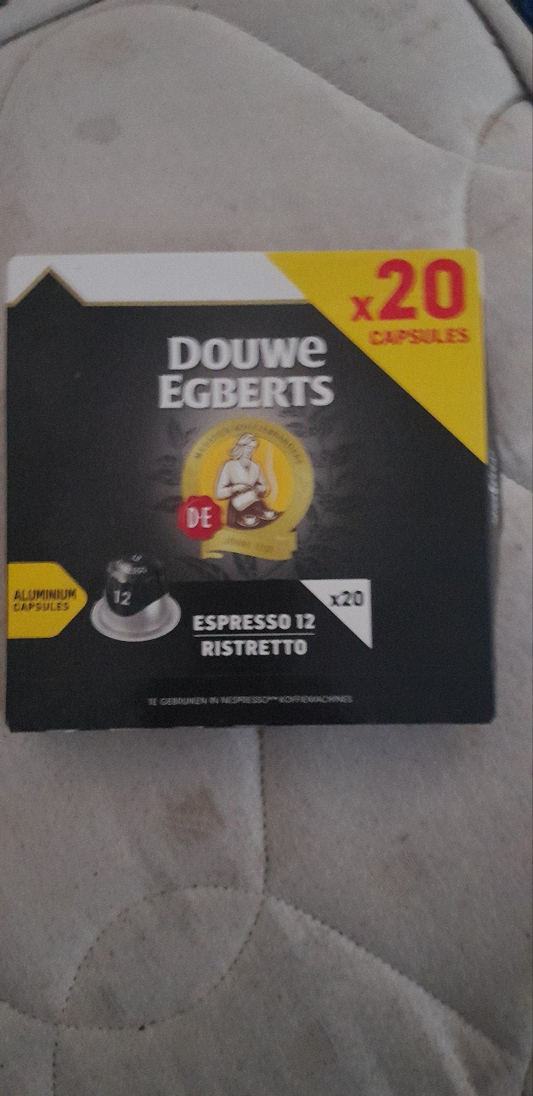 Douwe Egberts Espresso Ristretto capsules (20 stuks), Ophalen of Verzenden, Nieuw, Koffiepads en cups