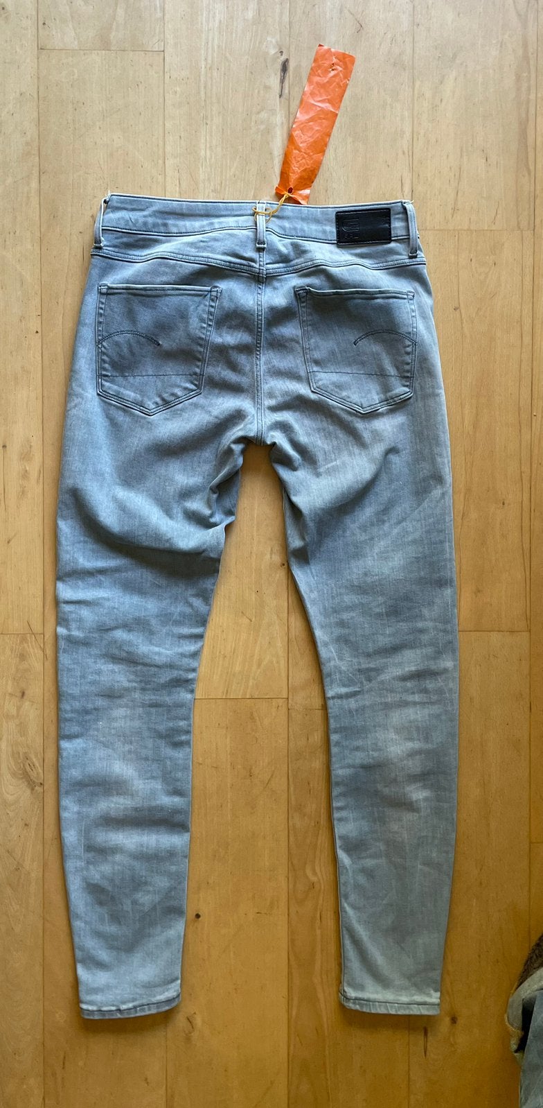 G Star Raw Deconst Mid Skinny jeans W28 L30, G Star Raw, Ophalen of Verzenden, Blauw, W28 - W29 (confectie 36)