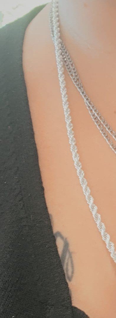 Koningsketting (rope), Sieraden, Tassen en Uiterlijk, Verzenden, Zo goed als nieuw, Zilver, Zilver