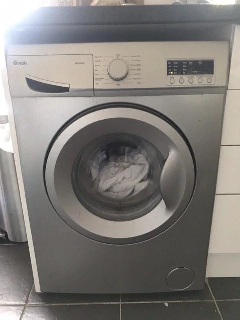 Wasmachine Swan sw15831S 8KG, 1200  – Silver, Witgoed en Apparatuur, 8 tot 10 kg, Ophalen of Verzenden, 1200 tot 1600 toeren, 85 tot 90 cm