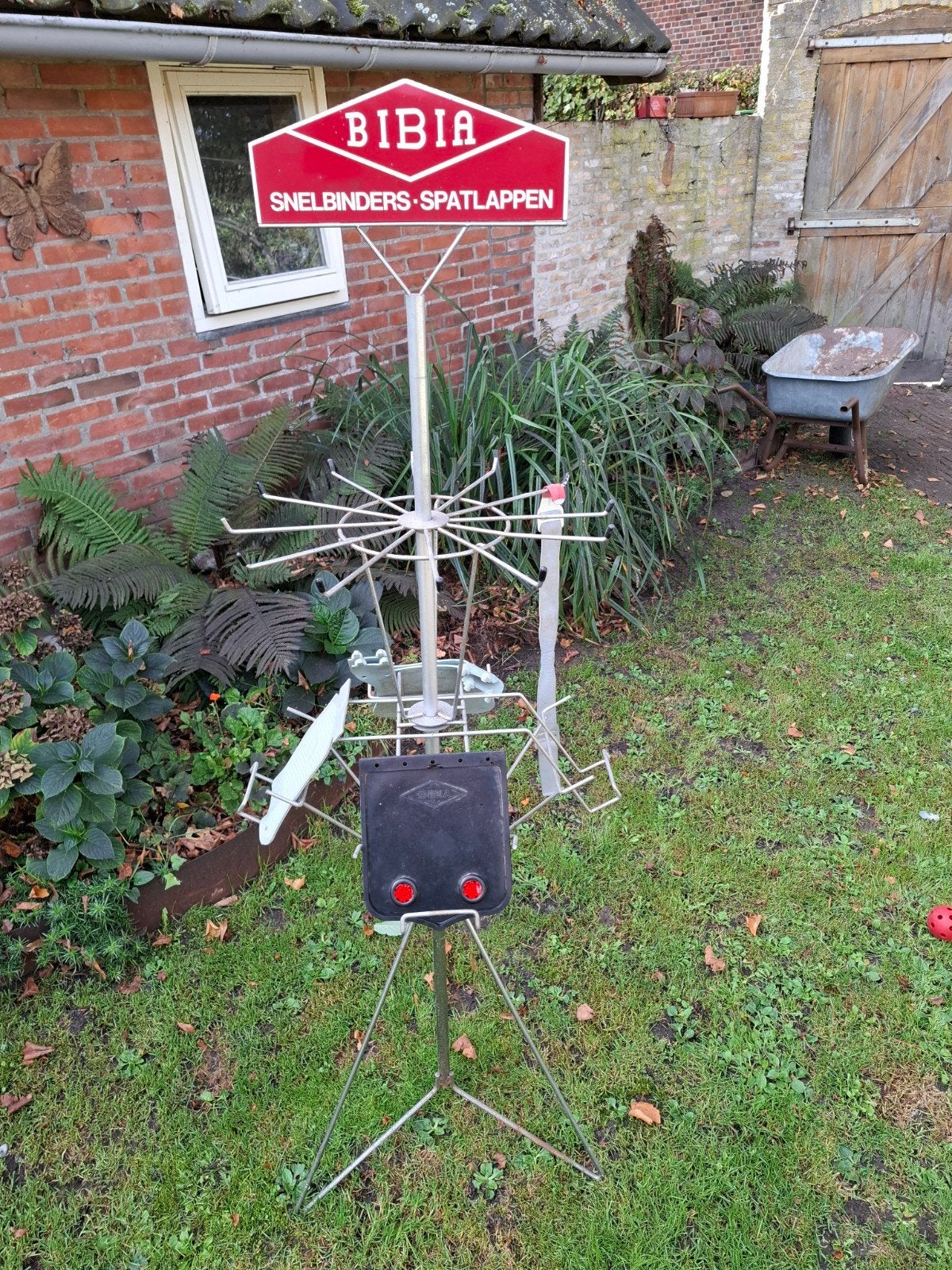 Vintage BIBIA Snelbinders Spatlappen Display Rek, Ophalen, Gebruikt, BIBIA