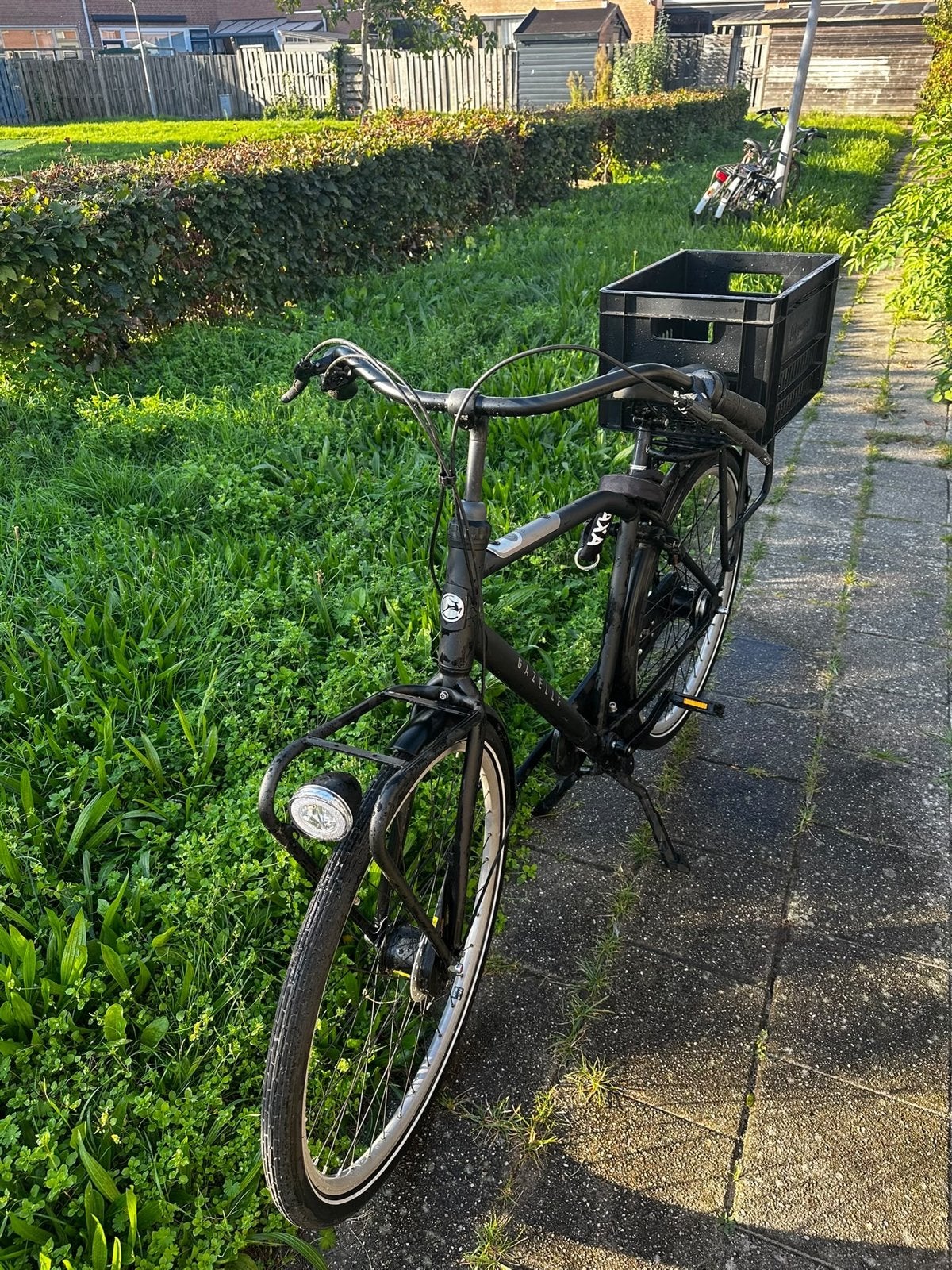 Gazelle fiets met optioneel mandje, Fietsen en Brommers, Ophalen, 53 tot 56 cm, Velgrem, Versnellingen