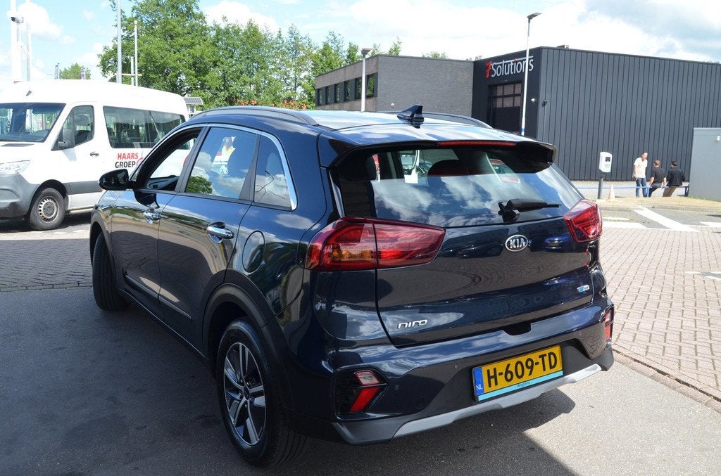 Kia Niro 1.6 GDi Hybrid DynamicLine|FACELIFT|CARPLAY|AUTOMAA, Auto's, Automatische klimaatregeling, Gebruikt, Euro 6, Blauw