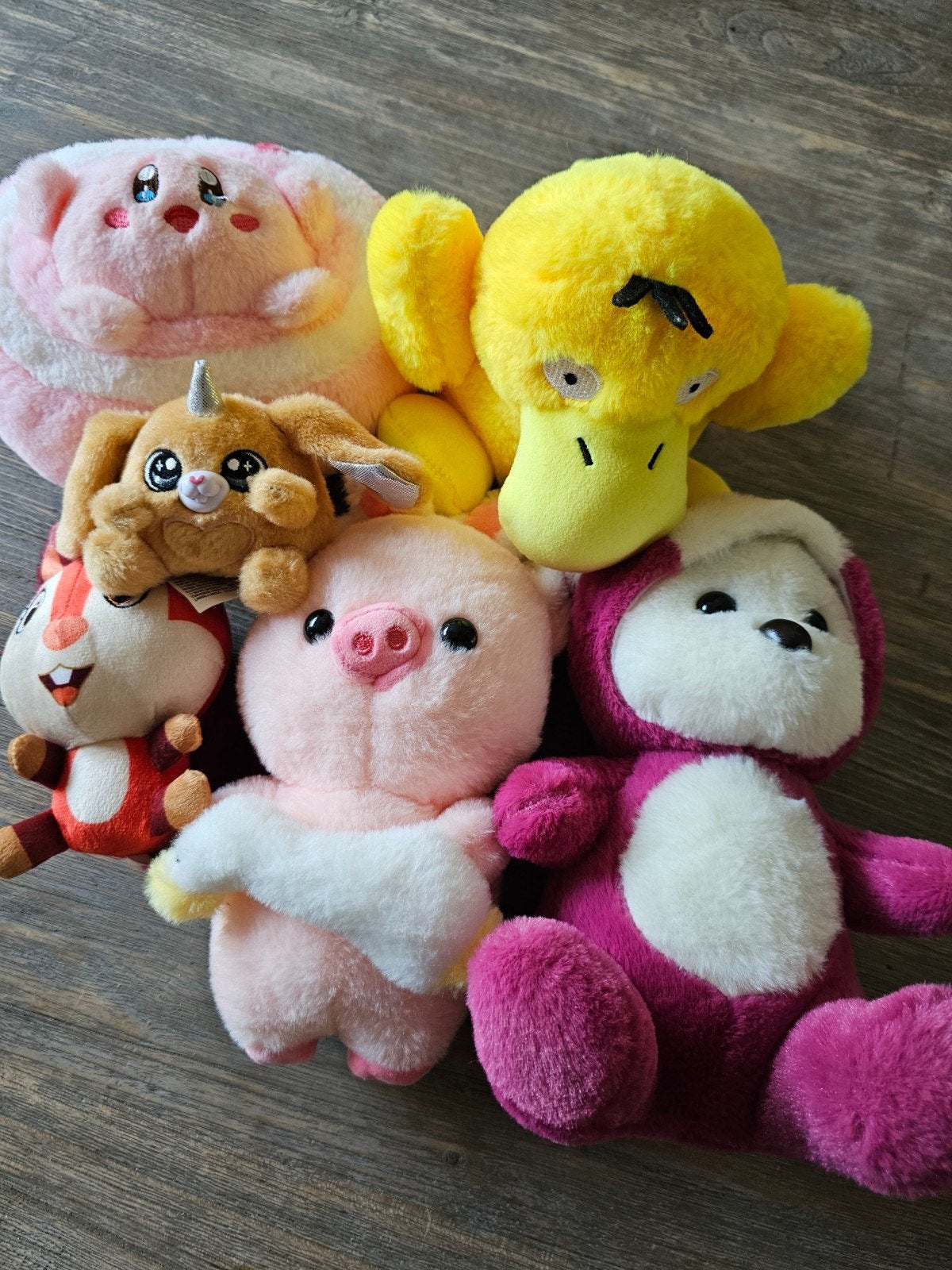 Schattige zachte knuffels 6 stuks Nieuw, Ophalen, Nieuw, Overige typen
