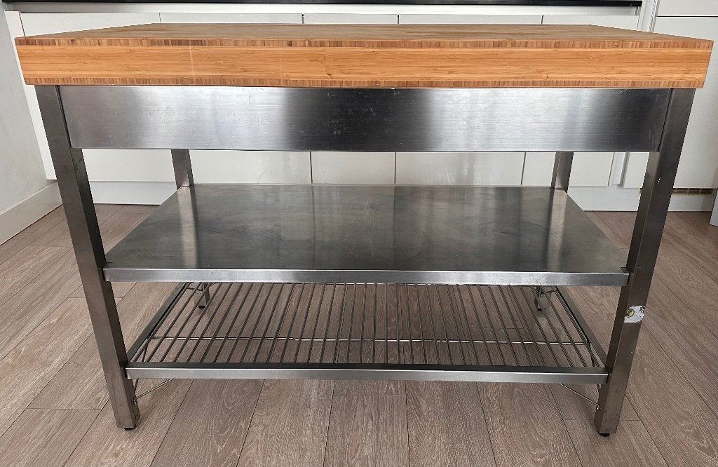 IKEA RIMFORSA Keukentrolley/ Keukeneiland, Ophalen, Hout, IKEA, Keukentrolley