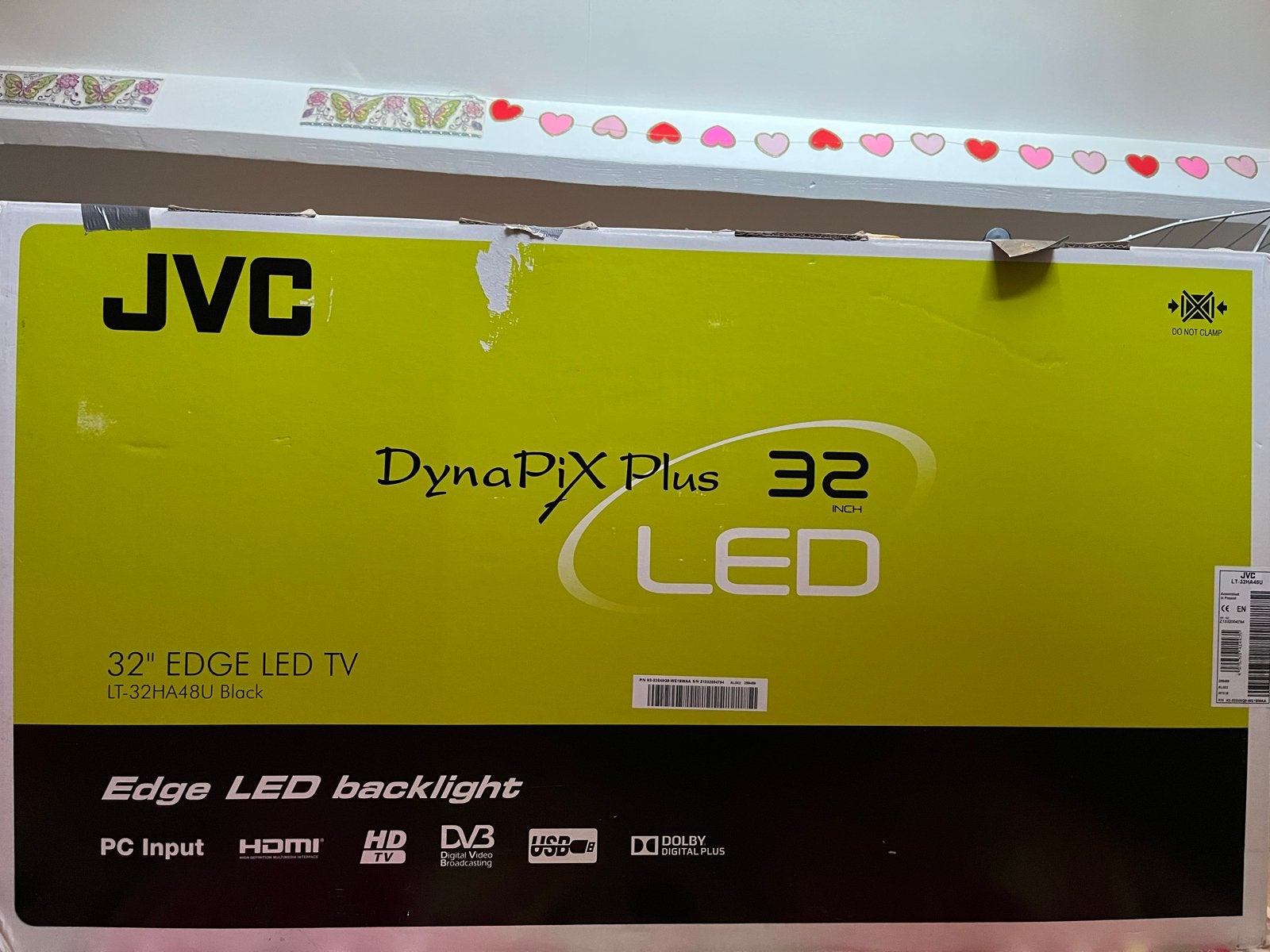 JVC 32 inch LED TV - LT-32HA48U Zwart, Overige merken, LED, HD Ready (720p), Zo goed als nieuw