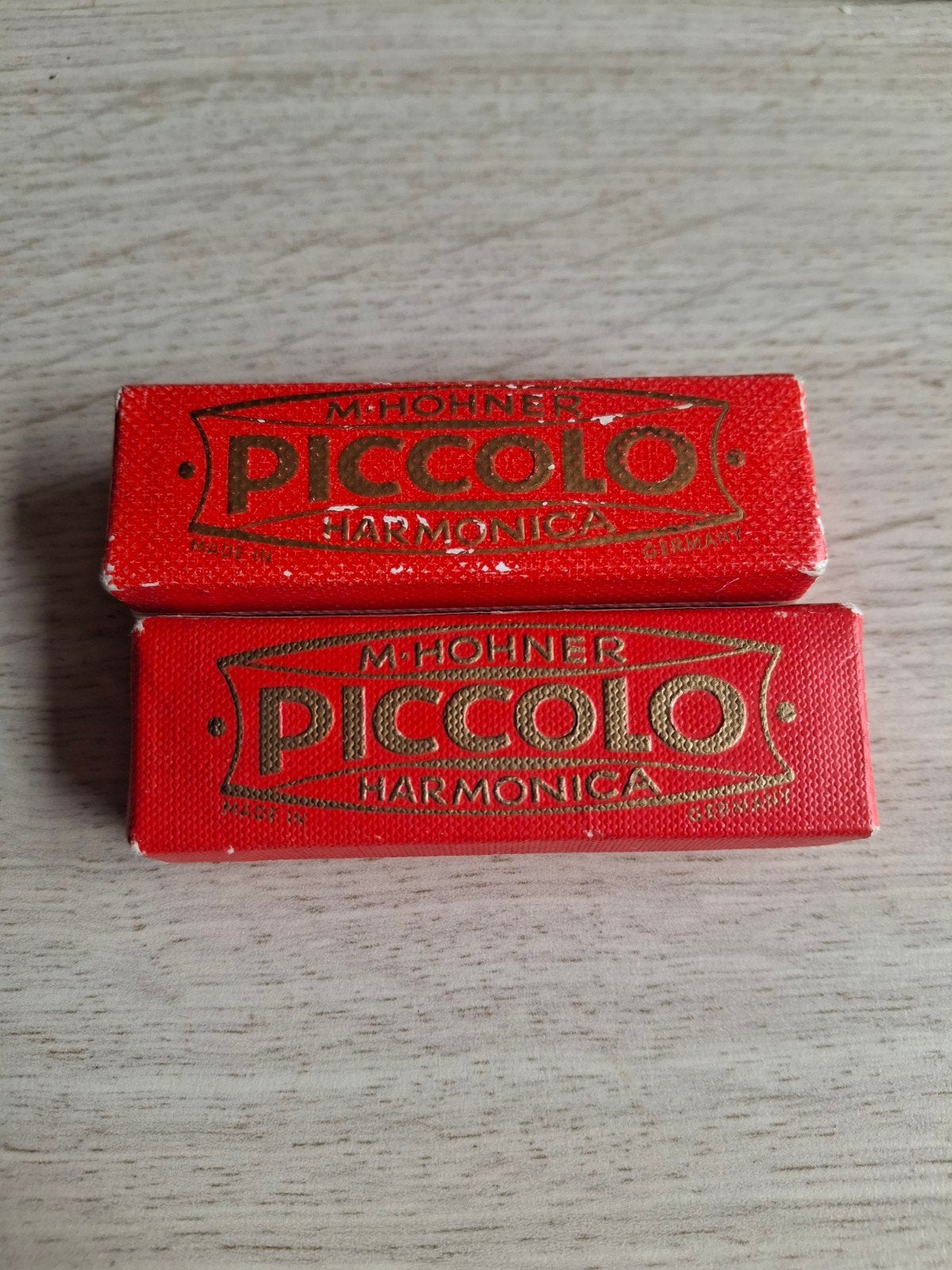 2x piccolo m hohner mondharmonica C + G, Muziek en Instrumenten, Blaasinstrumenten | Mondharmonica's, Ophalen of Verzenden