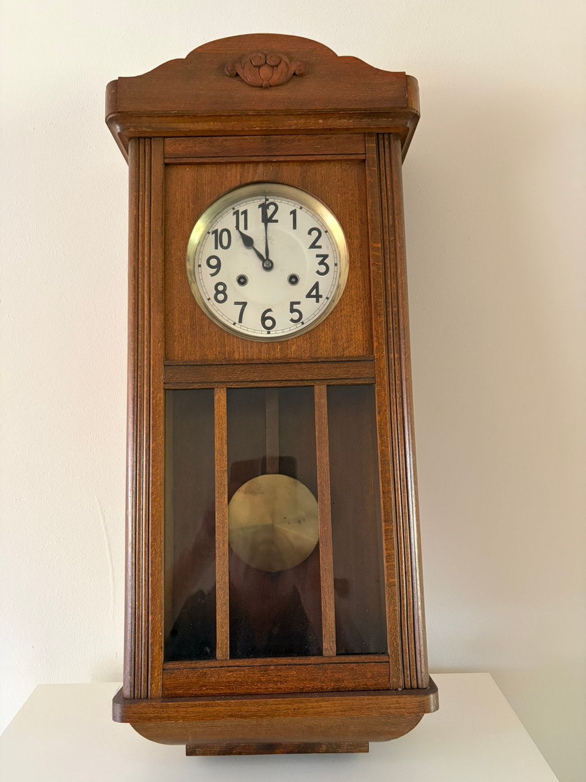 Junghans wandklok, Ophalen