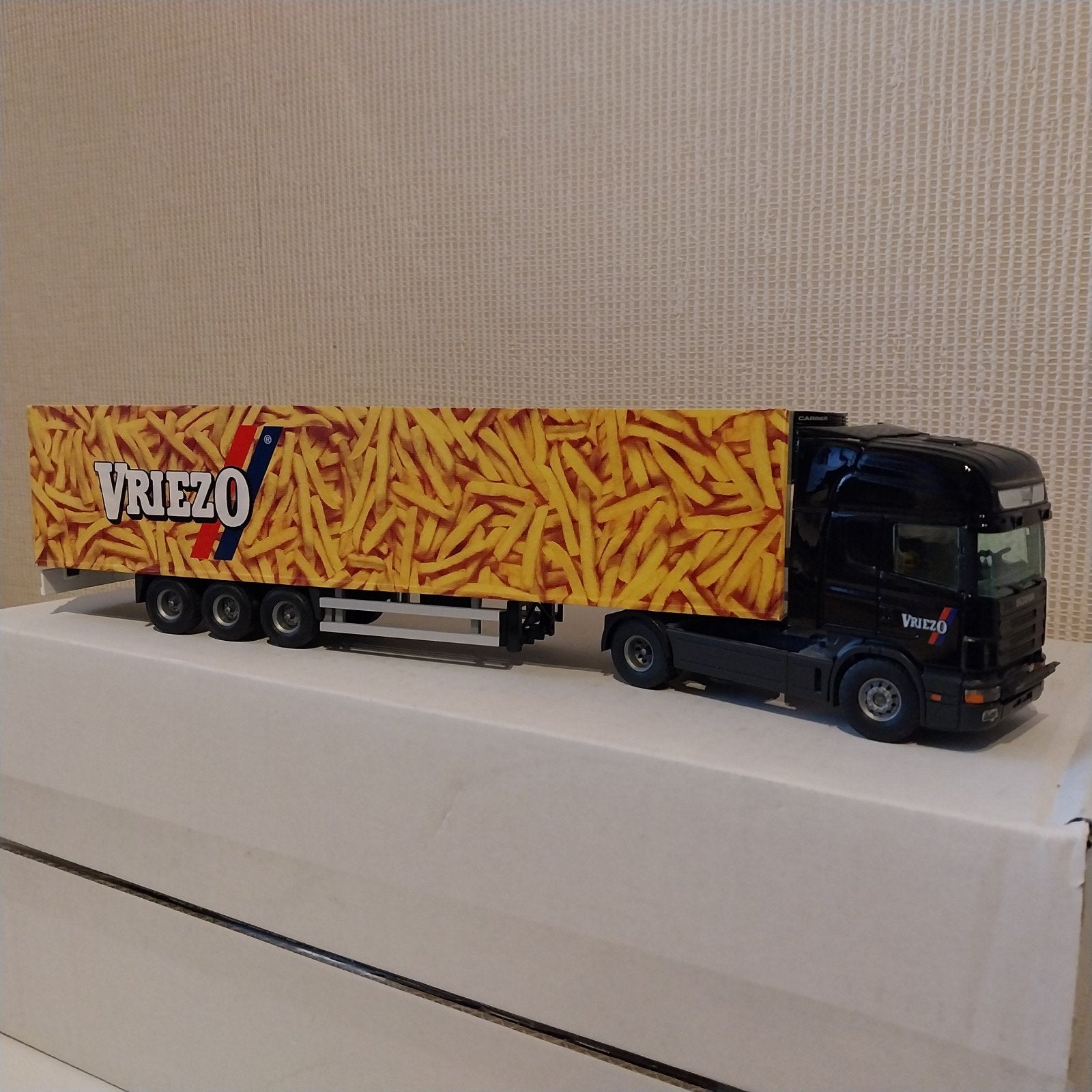 Tekno Scania 124L 400 Topline Vriezo Oostbierum, Ophalen of Verzenden, Zo goed als nieuw, Bus of Vrachtwagen, Tekno