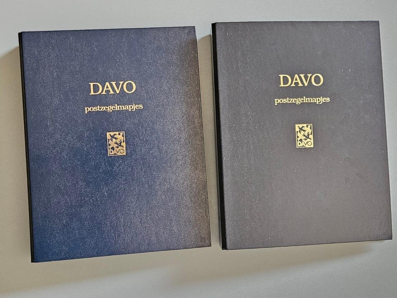 2 DAVO albums de luxe voor de nieuwste postzegelmapjes