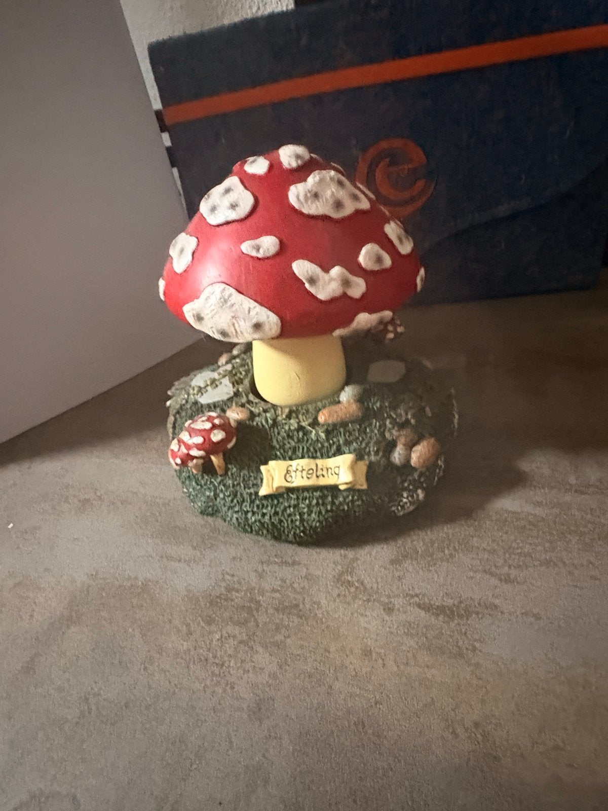 Efteling paddenstoel met geluid, Verzamelen, Ophalen of Verzenden, Zo goed als nieuw, Beeldje of Poppetje