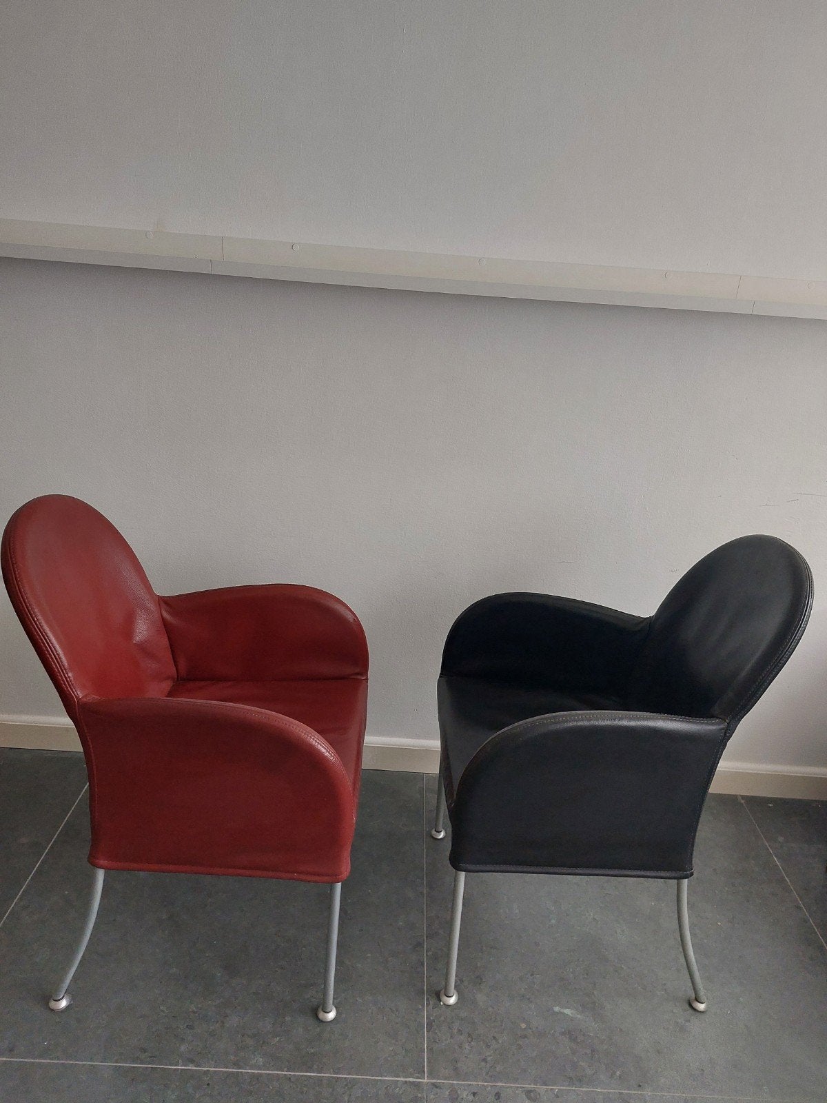6 Eetkamer stoelen., Ophalen, Gebruikt, Bruin