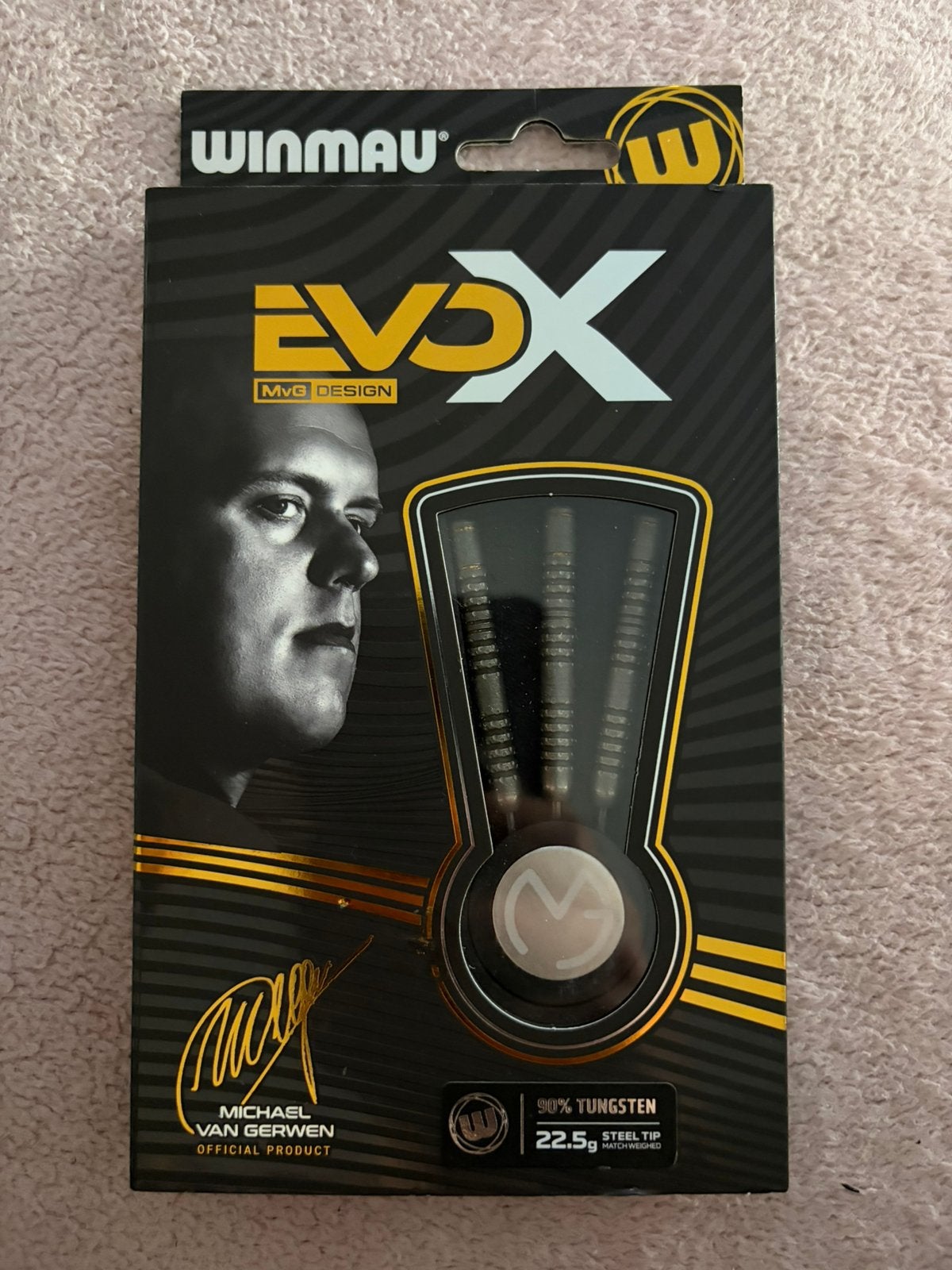 Michael van gerwen evox 22,5 gram dartpijlen, Ophalen of Verzenden, Gebruikt, Pijlen