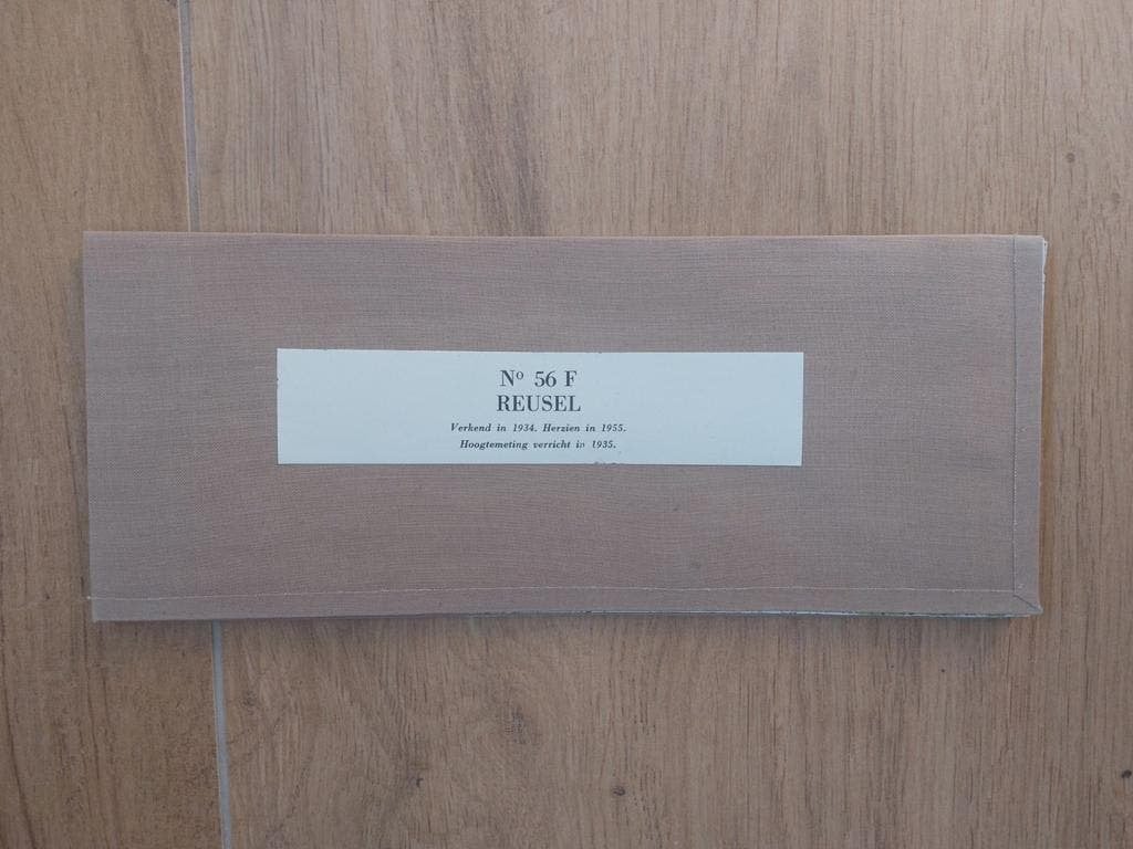 56F Reusel Arendonk Broekkant Retie  Stafkaart uit 1958, Topografische Dienst Nederland, Ophalen of Verzenden, 1800 tot 2000, Nederland