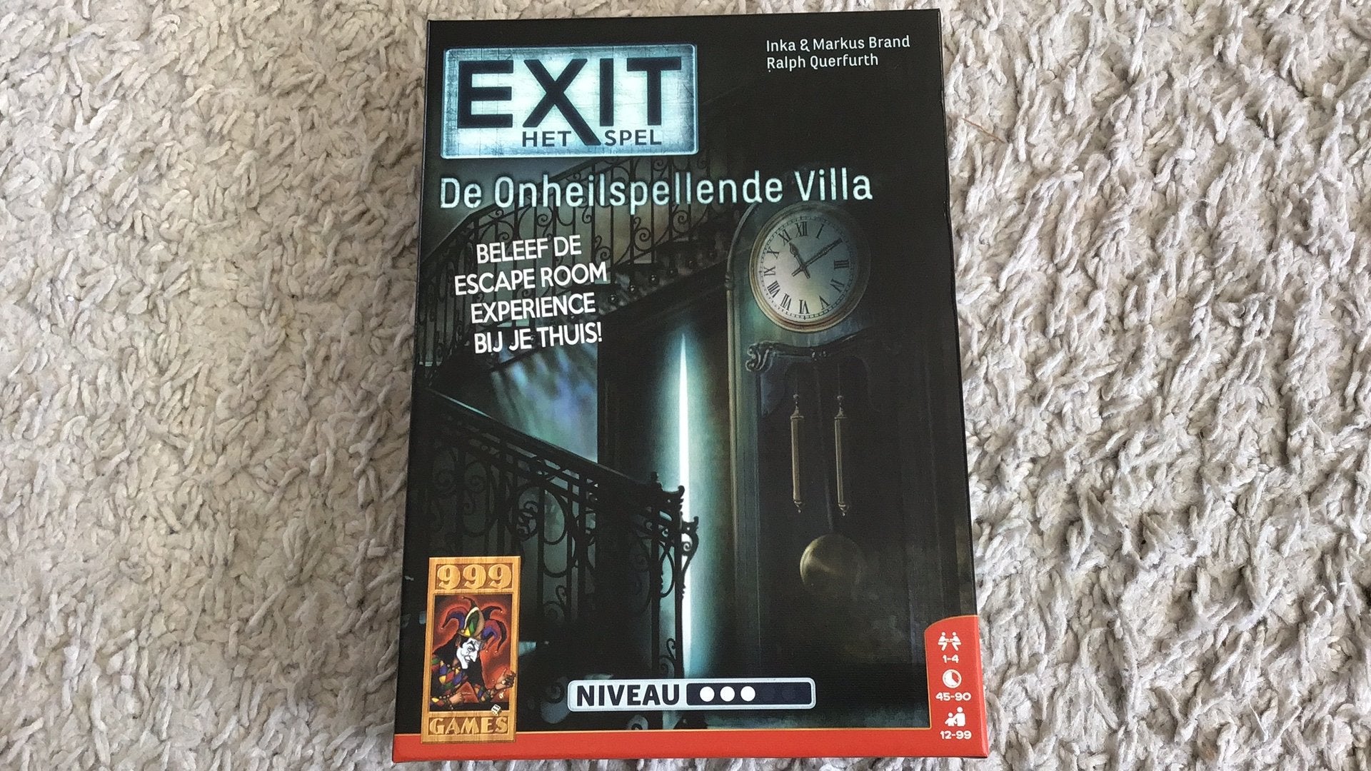EXIT Het spel De Onheilspellende Villa. Nieuw!, Een of twee spelers, Ophalen of Verzenden, Nieuw