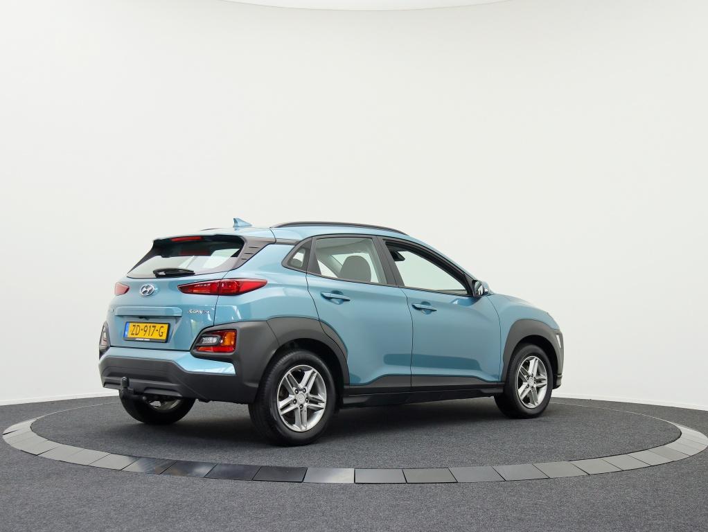 Hyundai KONA 1.0 T-GDI Essence | Navigatie | Trekhaak | Deal, Voorwielaandrijving, Stof, Gebruikt, Blauw