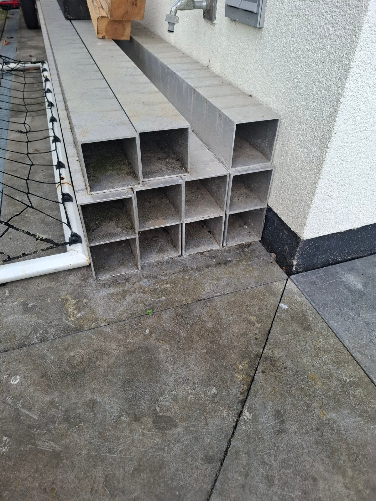 Aluminium kokers, Doe-het-zelf en Verbouw, Metalen, Ophalen, Gebruikt, Aluminium