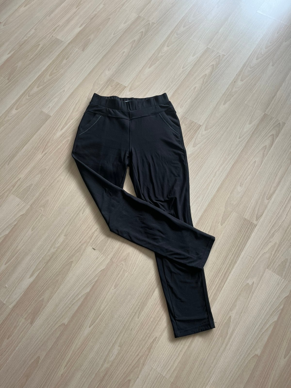 Mooie zwarte legging cq tracking L/XL, Ophalen of Verzenden, Zo goed als nieuw, Zwart, Legging